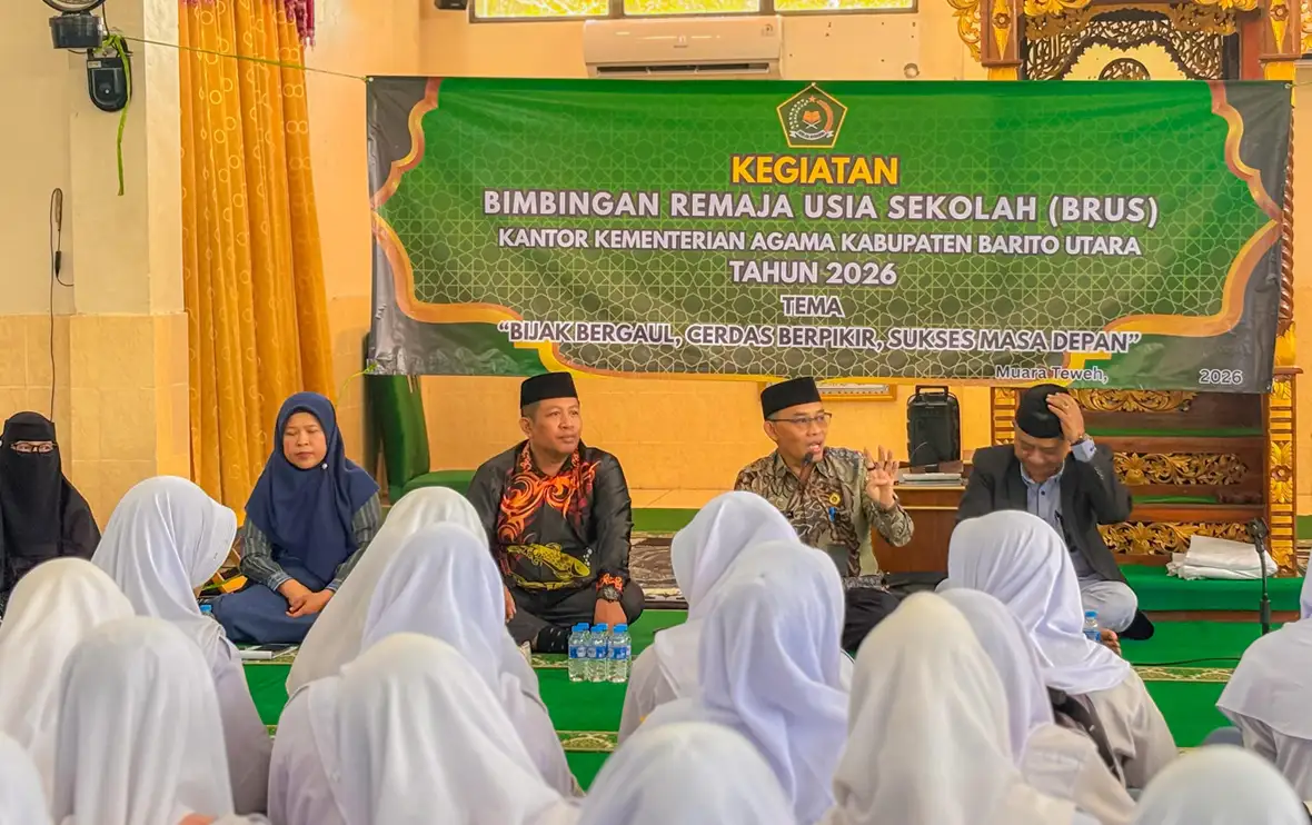 Kepala Kemenag Barito Utara Buka Kegiatan BRUS: Bekali Remaja Menuju Generasi Berkualitas