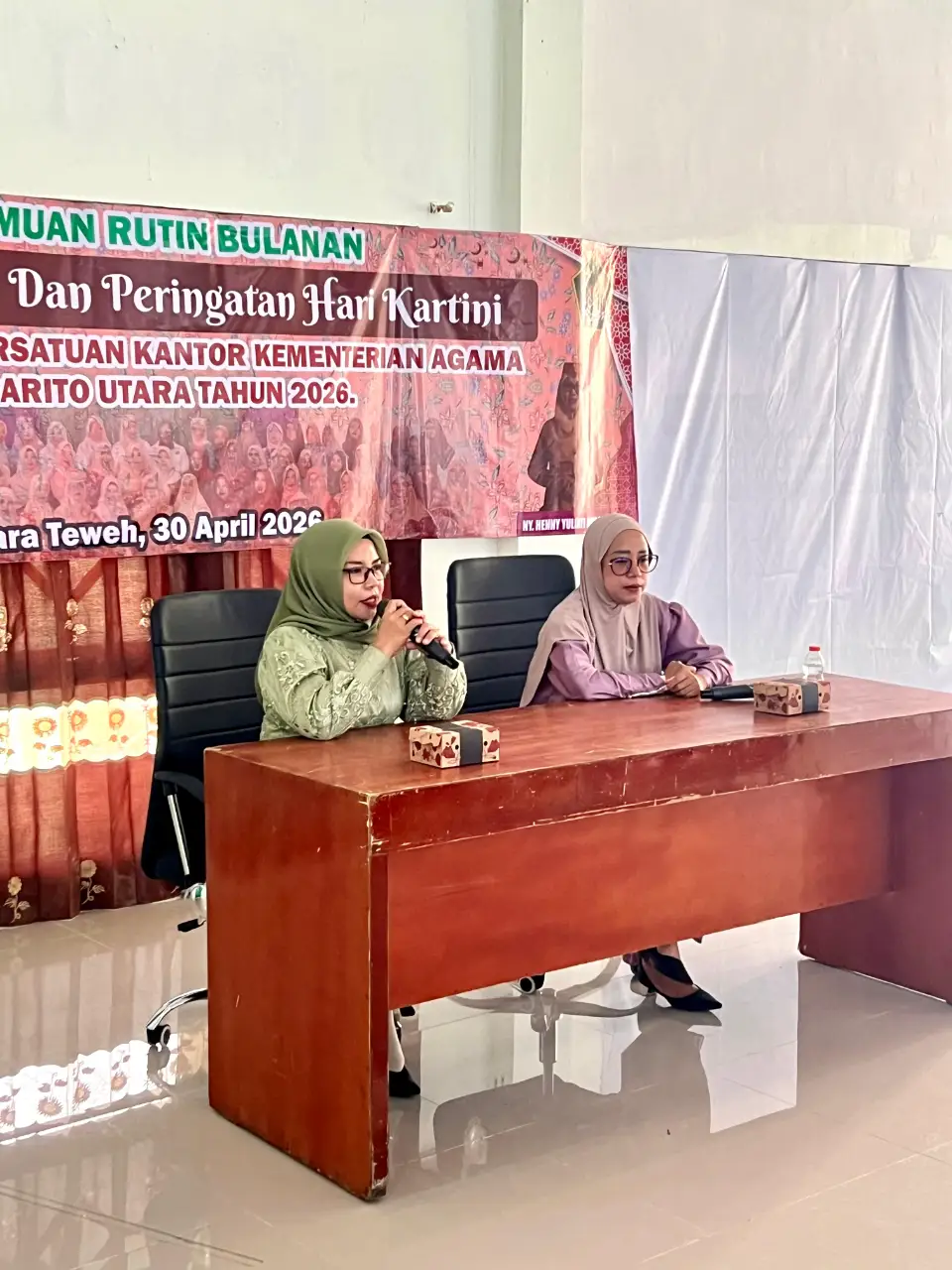 Semarak Kartini dan Halal Bihalal, DWP Kankemenag Barut Perkuat Kebersamaan Anggota